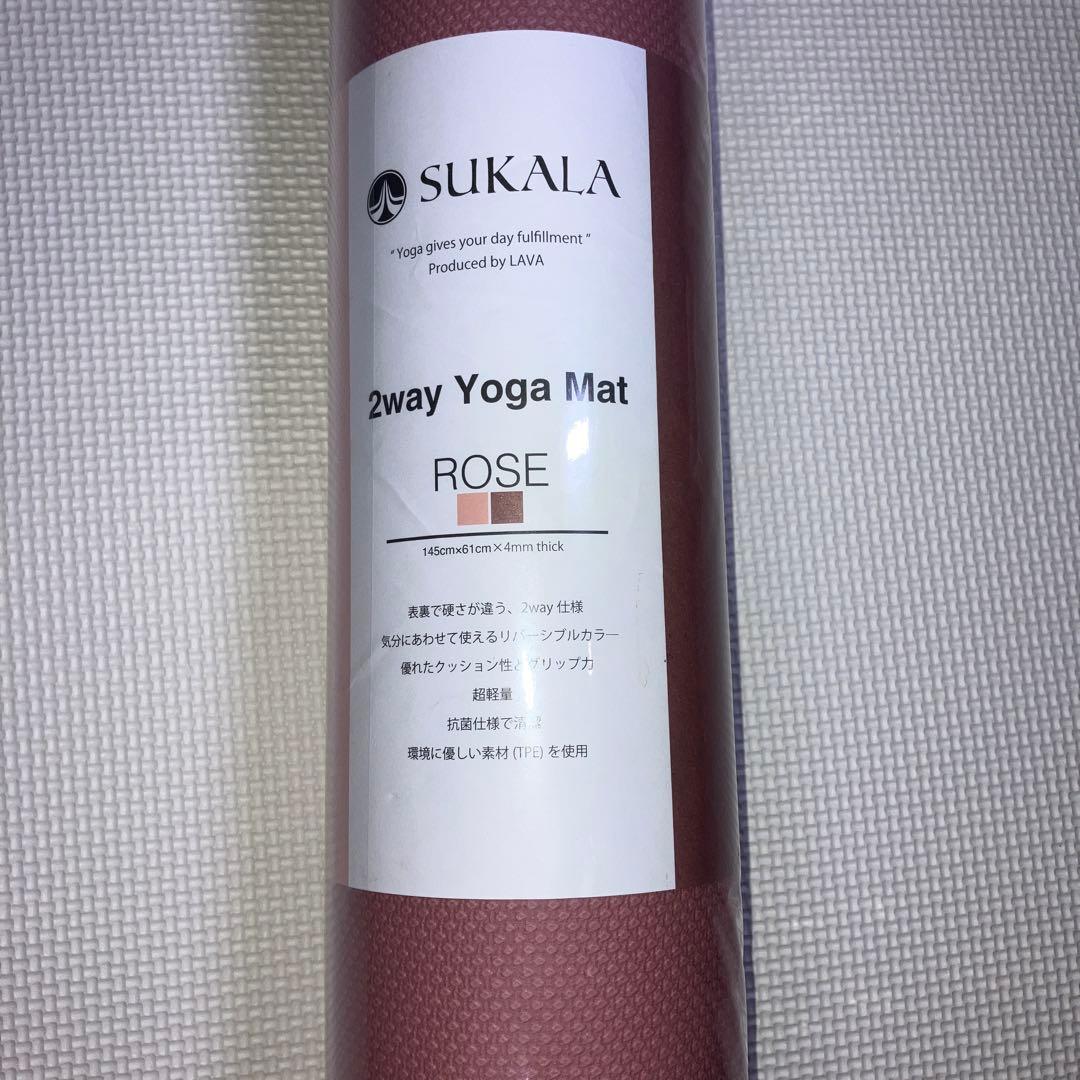 ★新品未使用★ SUKALA 2way Yoga Mat ローズ