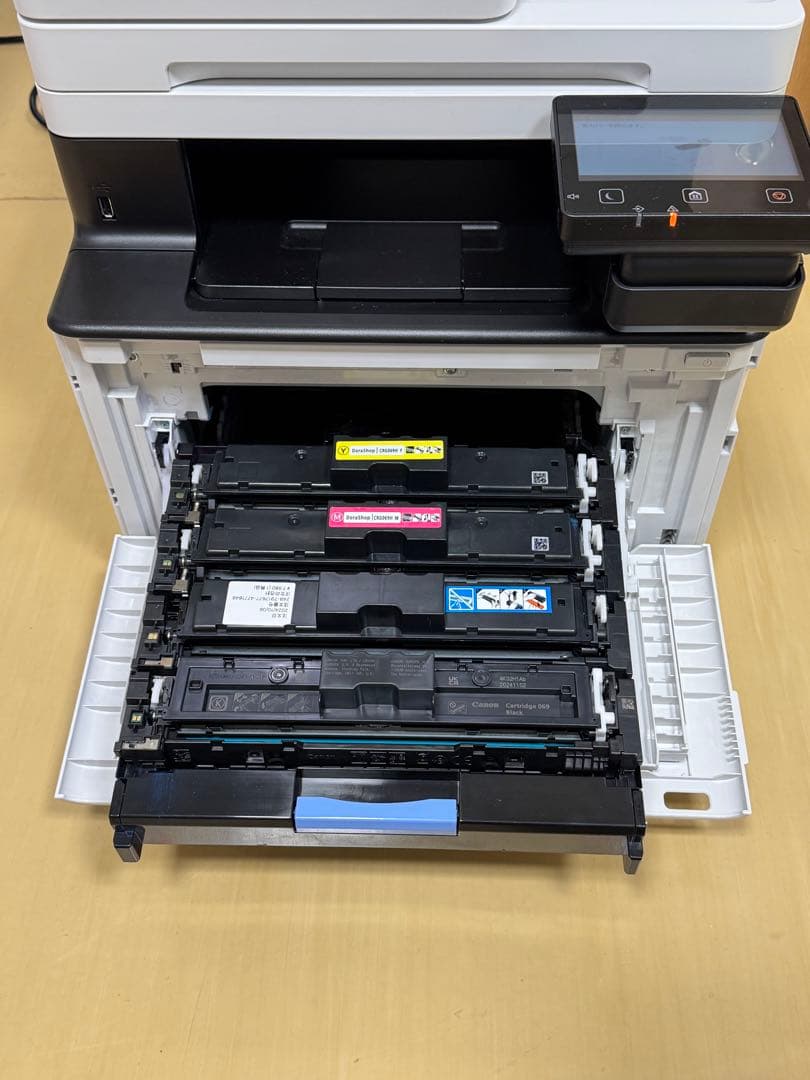 【美品】レーザープリンター 本体 付属品　MF755cdw 新品トナー装着済