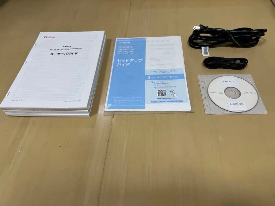 【美品】レーザープリンター 本体 付属品　MF755cdw 新品トナー装着済