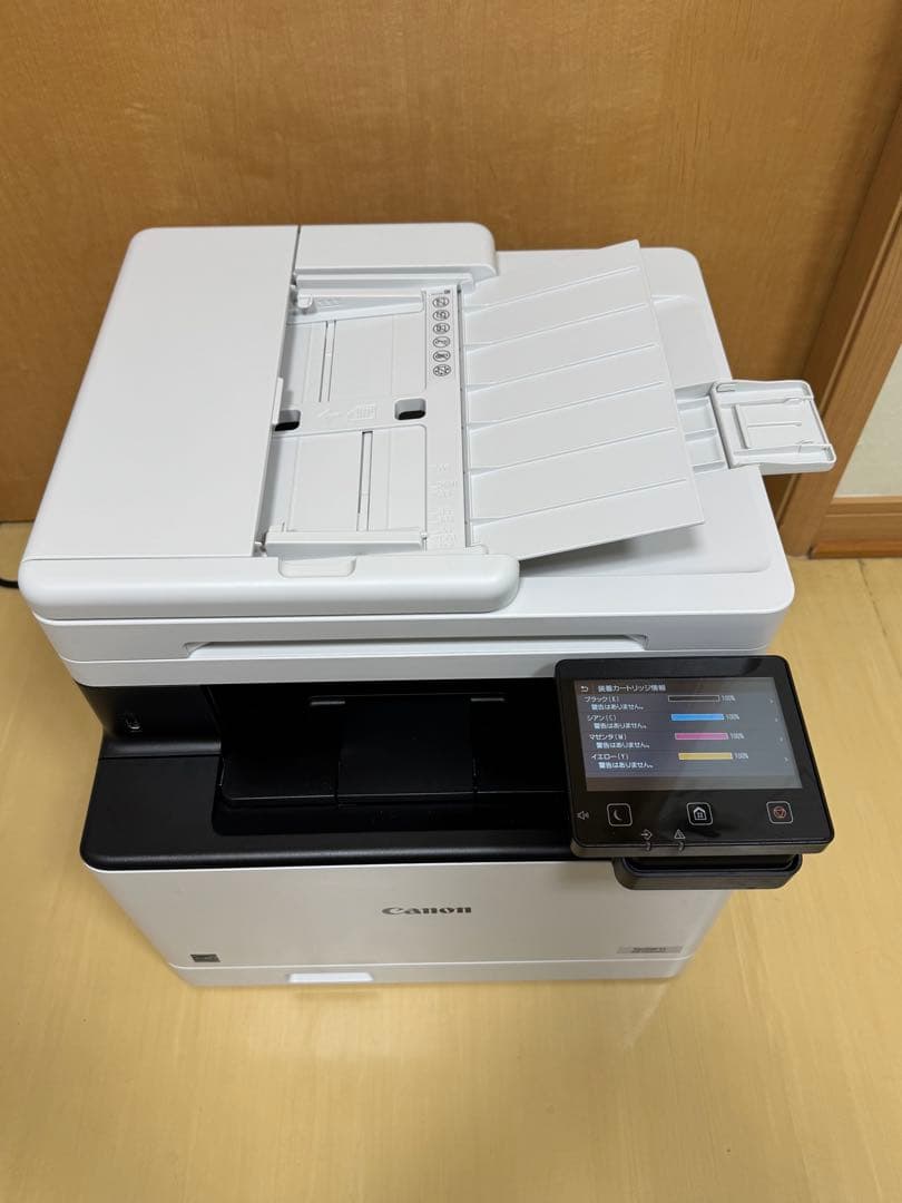 【美品】レーザープリンター 本体 付属品　MF755cdw 新品トナー装着済