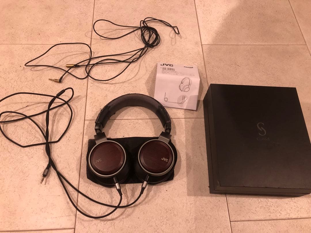 JVC HA-SW02 密閉型ヘッドホン CLASS-S WOOD ハイレゾ対応