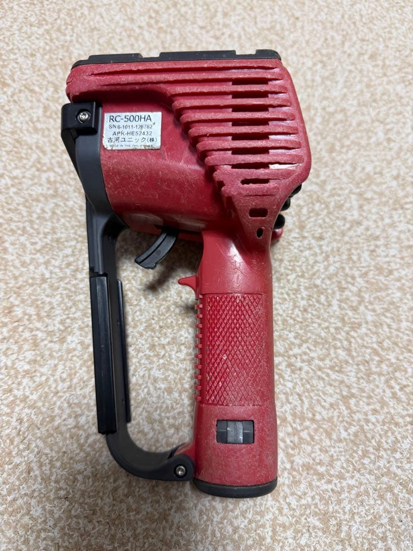 古河 ユニック ラジコン リモコン 送信機　RC-500HA UNIC 作動済み