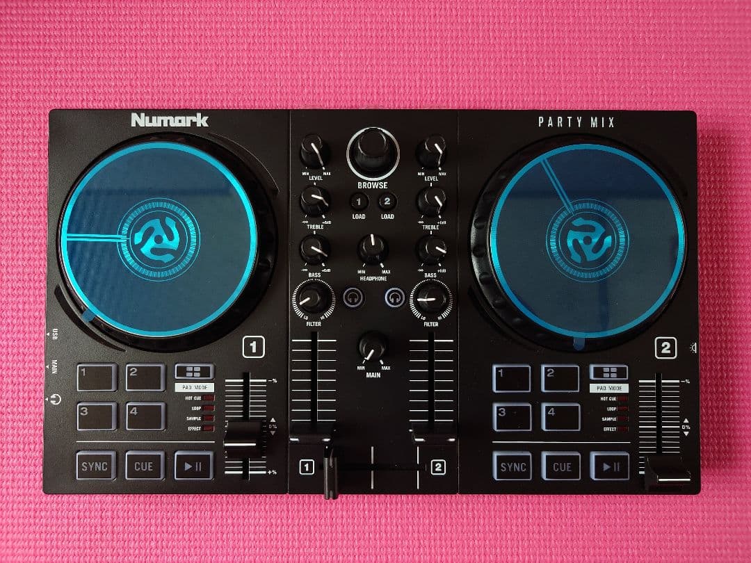 ★Numark★ Party Mix LEDライト搭載 DJコントローラー