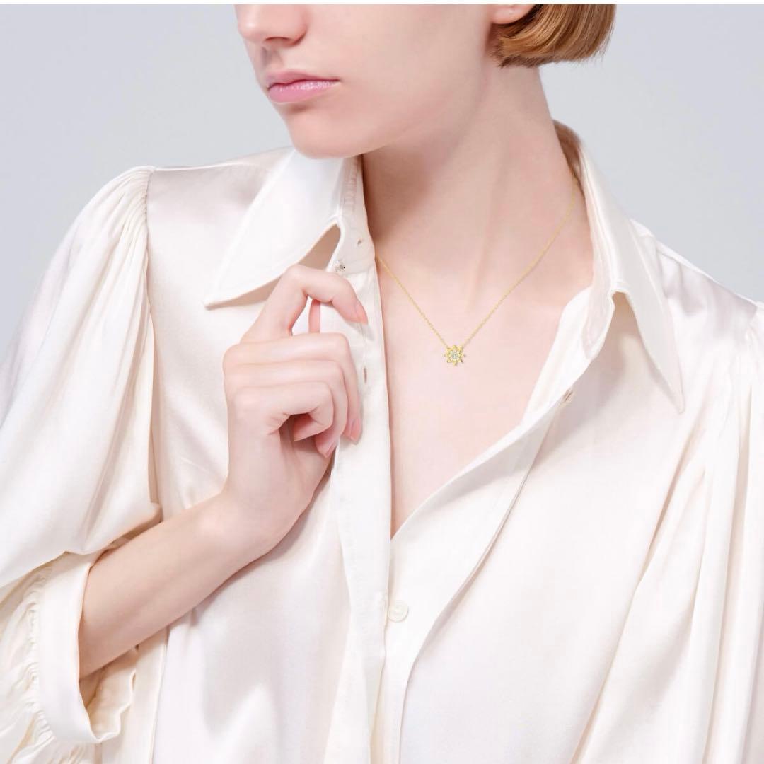 AHKAH アーカー プチソレイユ ダイヤモンド ネックレス