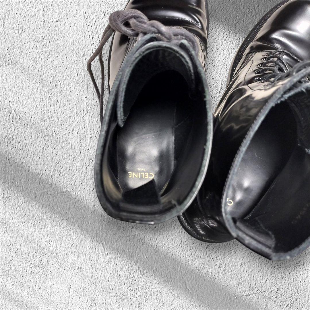 セリーヌ CELINE レースアップ ショートブーツ 41