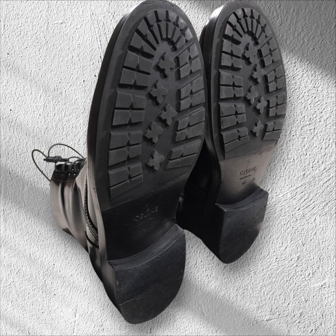 セリーヌ CELINE レースアップ ショートブーツ 41