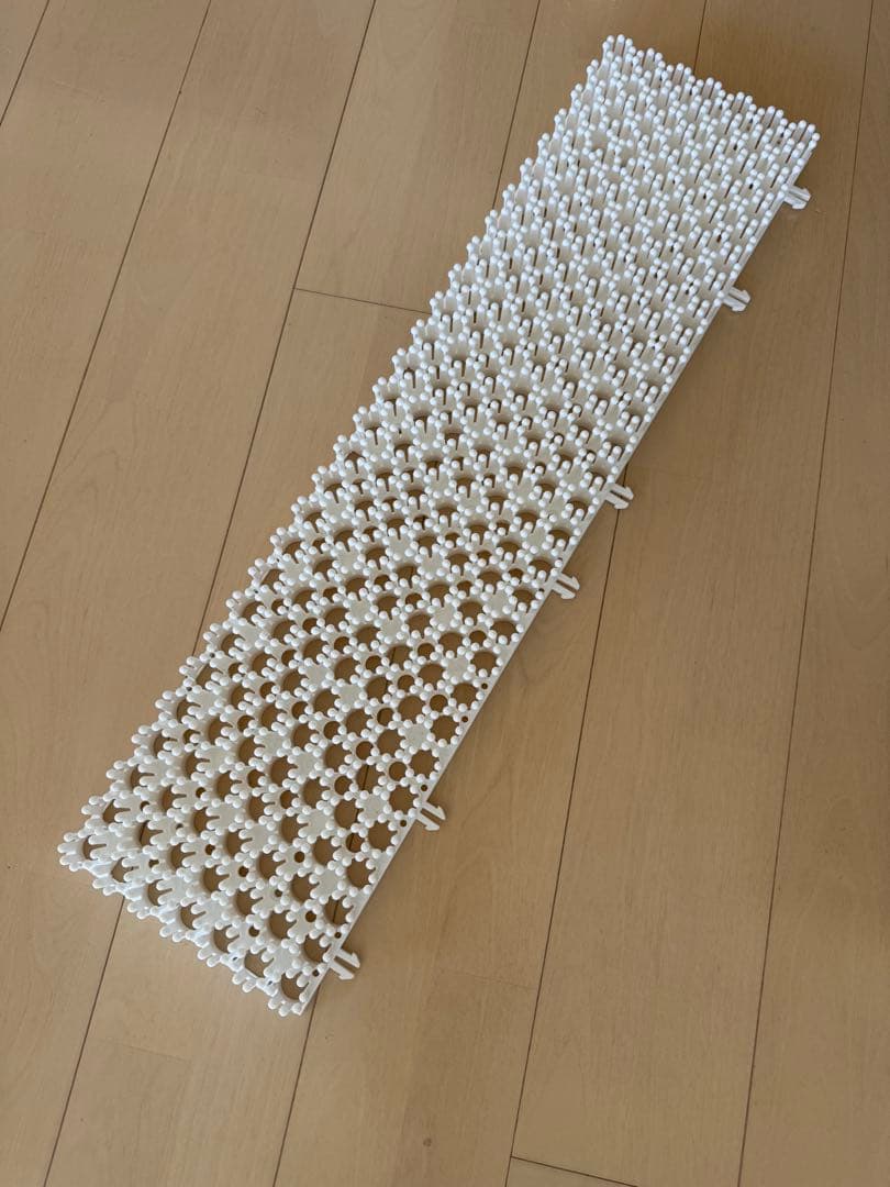 １２枚　スノートレーニング専用人工芝　スノーマット　ホワイト