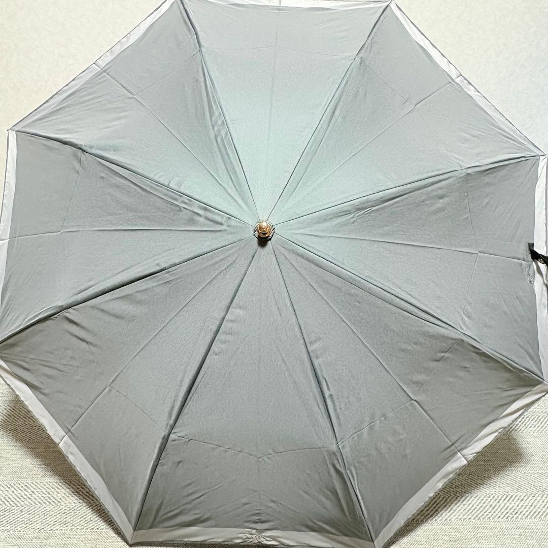 ランバンオンブルー　遮光者熱晴雨兼用UV折りたたみパラソル　ワイドサイズ