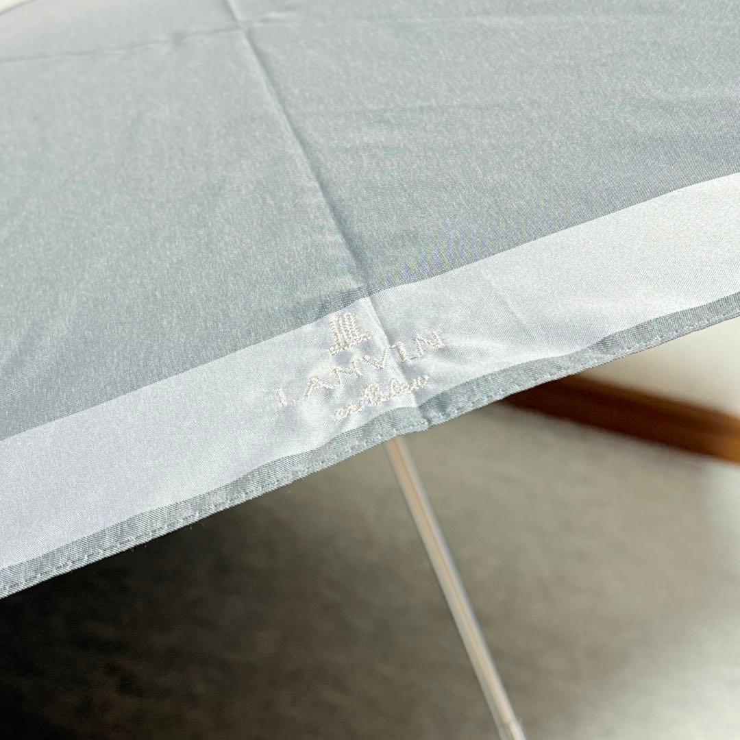 ランバンオンブルー　遮光者熱晴雨兼用UV折りたたみパラソル　ワイドサイズ