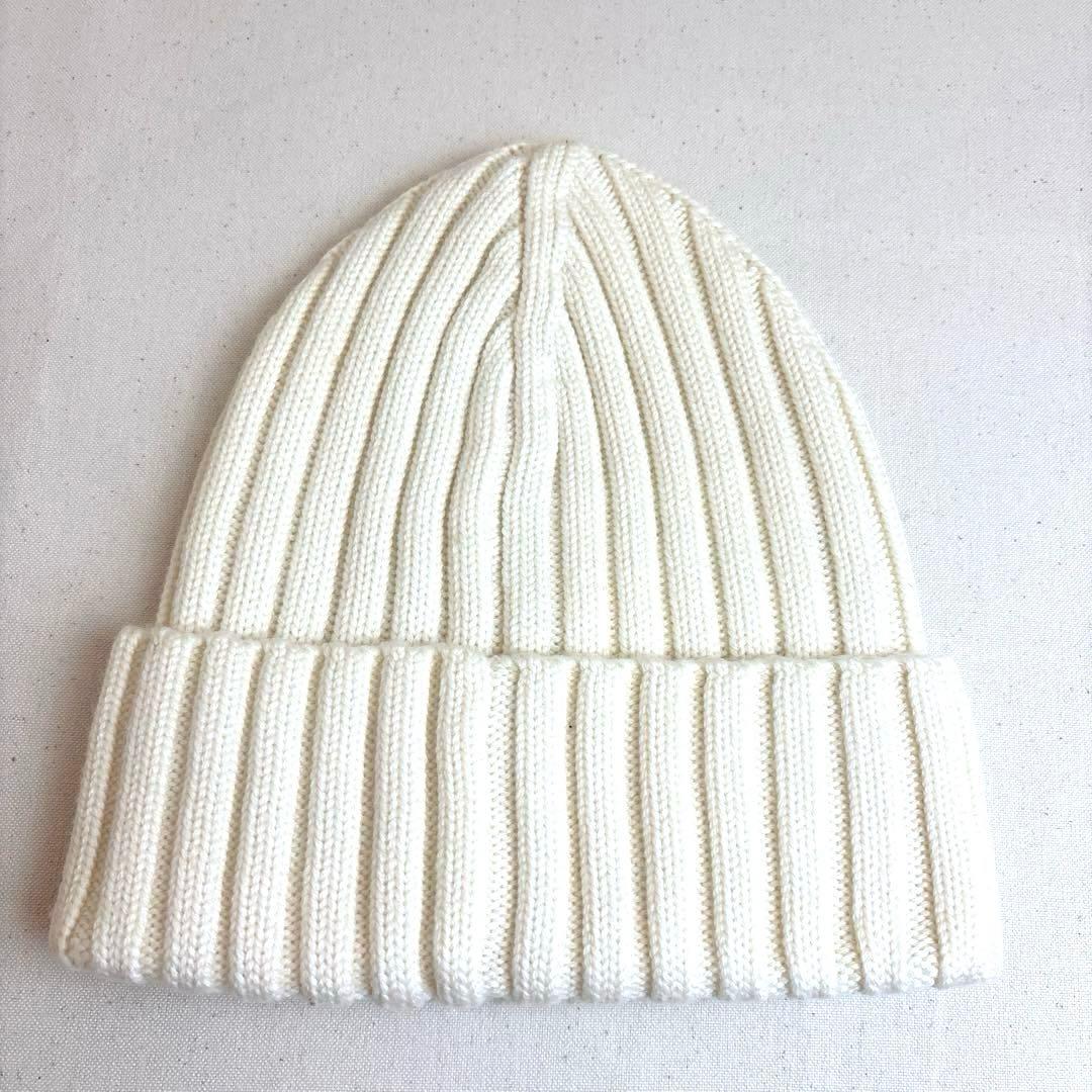 モンクレール　ニット帽　BERRETTO TRICOT ホワイト