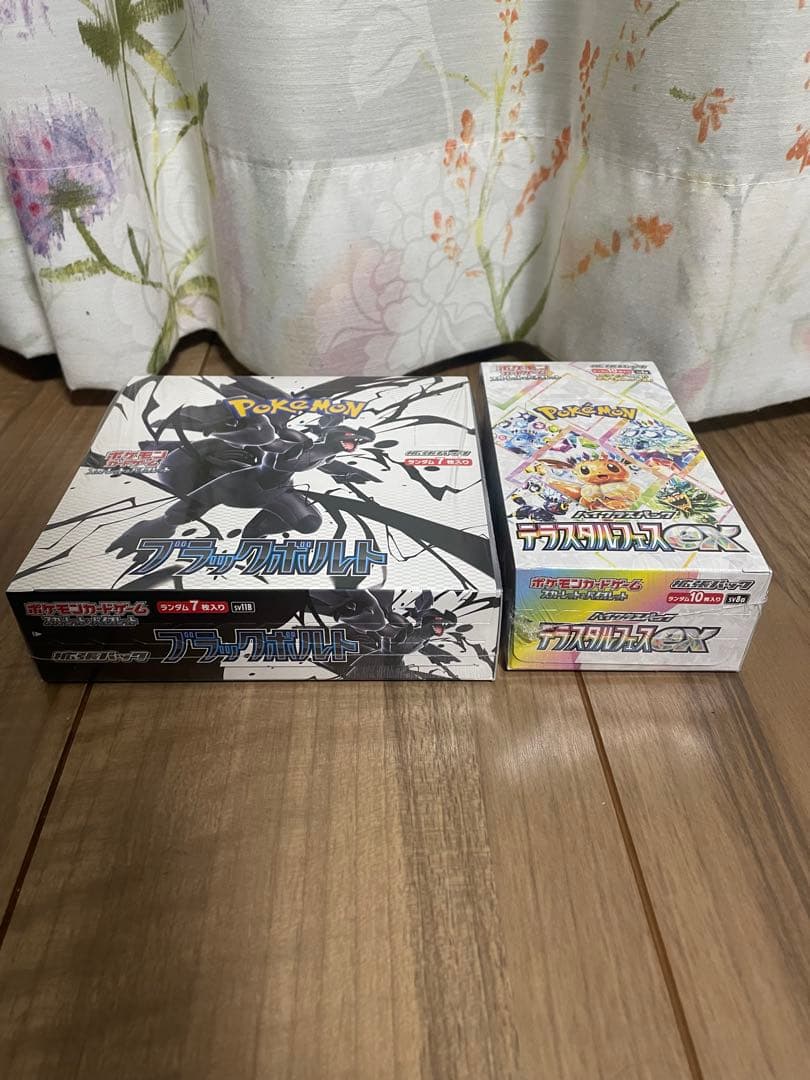 ポケモンカードゲーム ブラックボルト　テラスタルフェスex シュリンク付