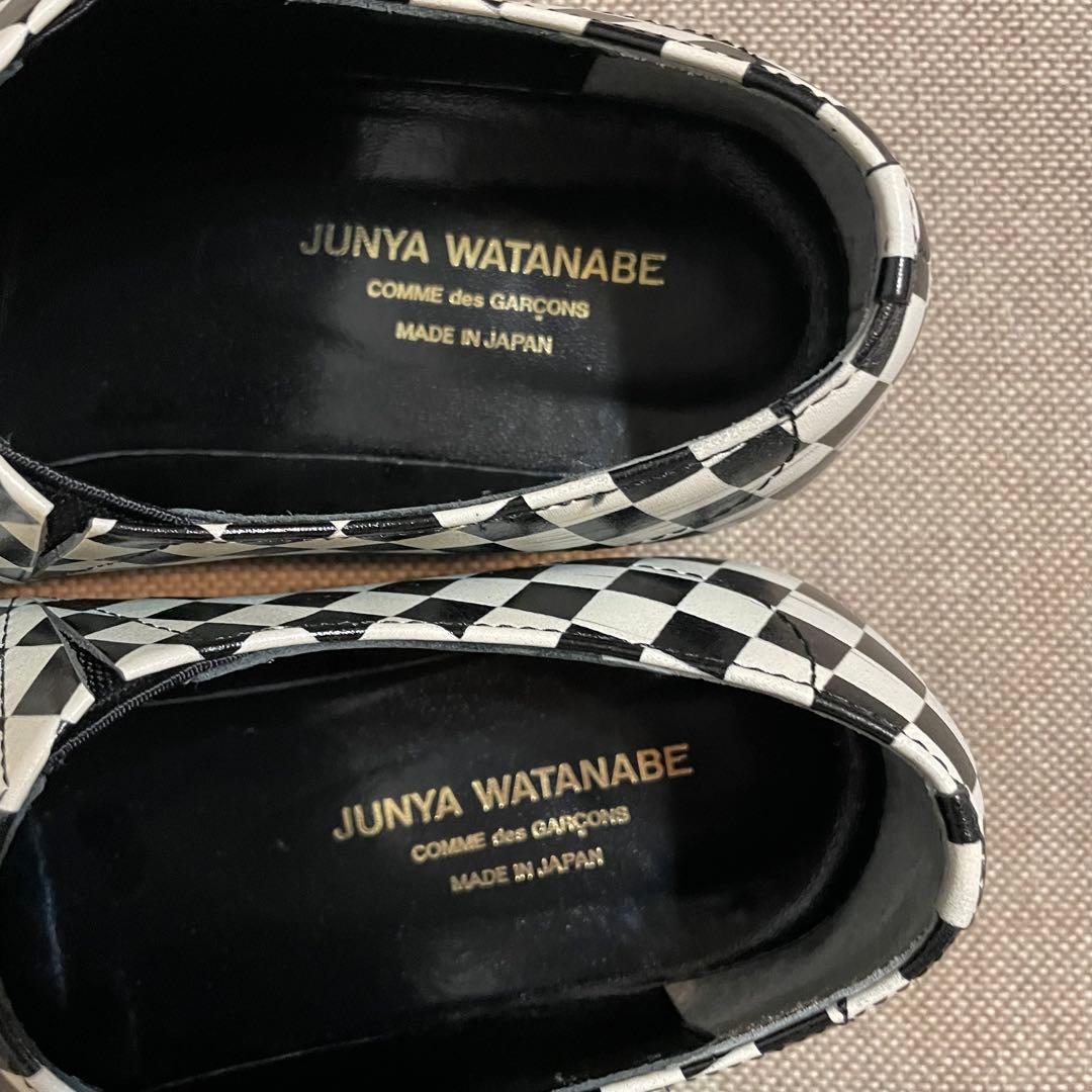 【JUNYA WATANABE】10SS チェック柄シューズ M（24.5㎝）