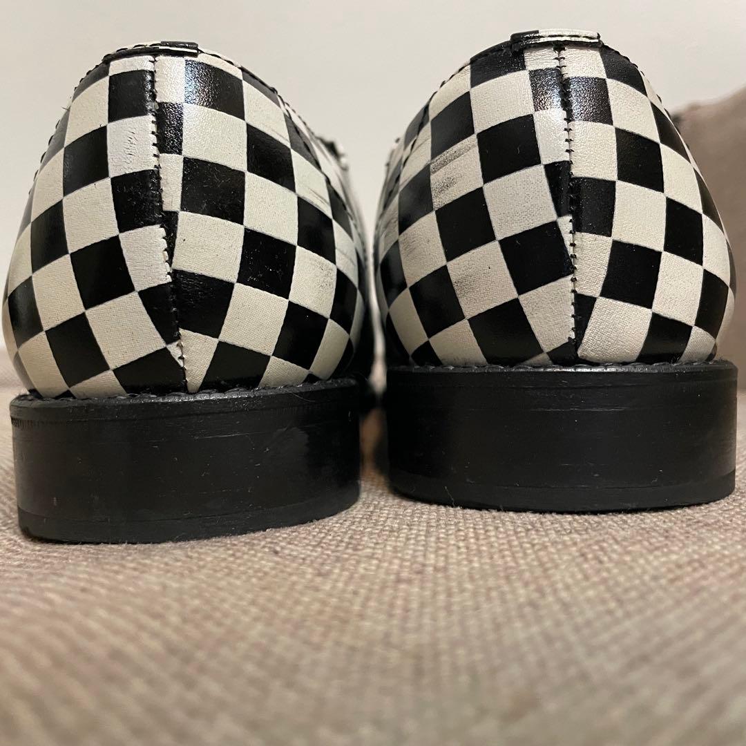 【JUNYA WATANABE】10SS チェック柄シューズ M（24.5㎝）