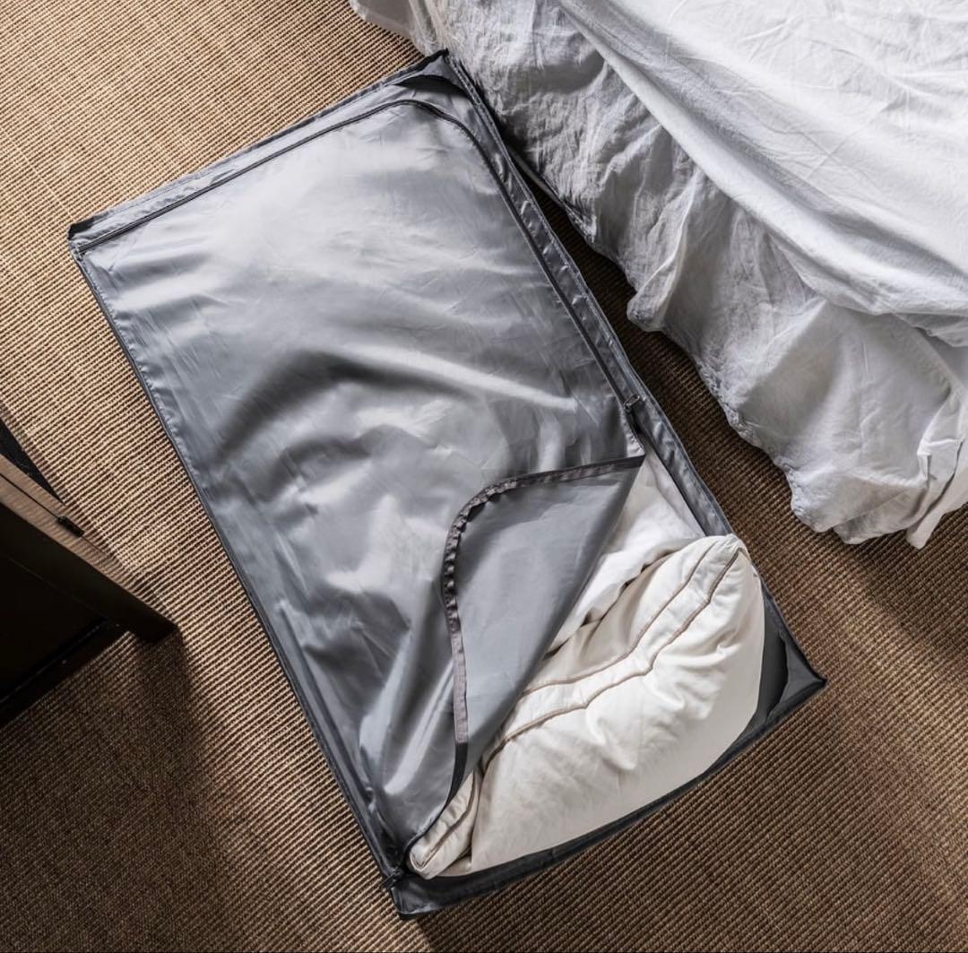 【新品未使用】IKEA スクッブ Lサイズ　グレー 4個セット