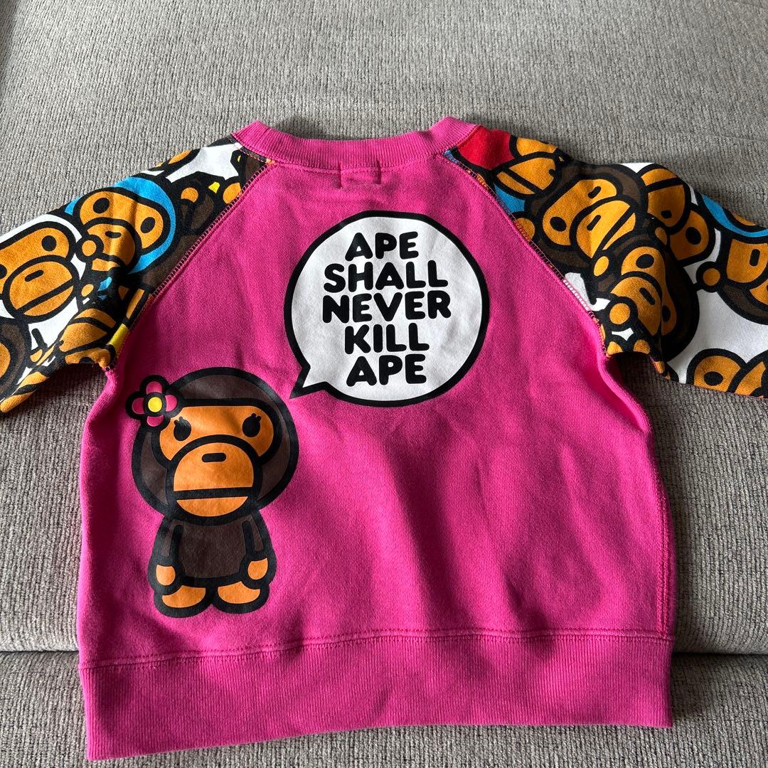 【美品】BAPE KIDS BABY MILO トレーナー 100cm 正規品