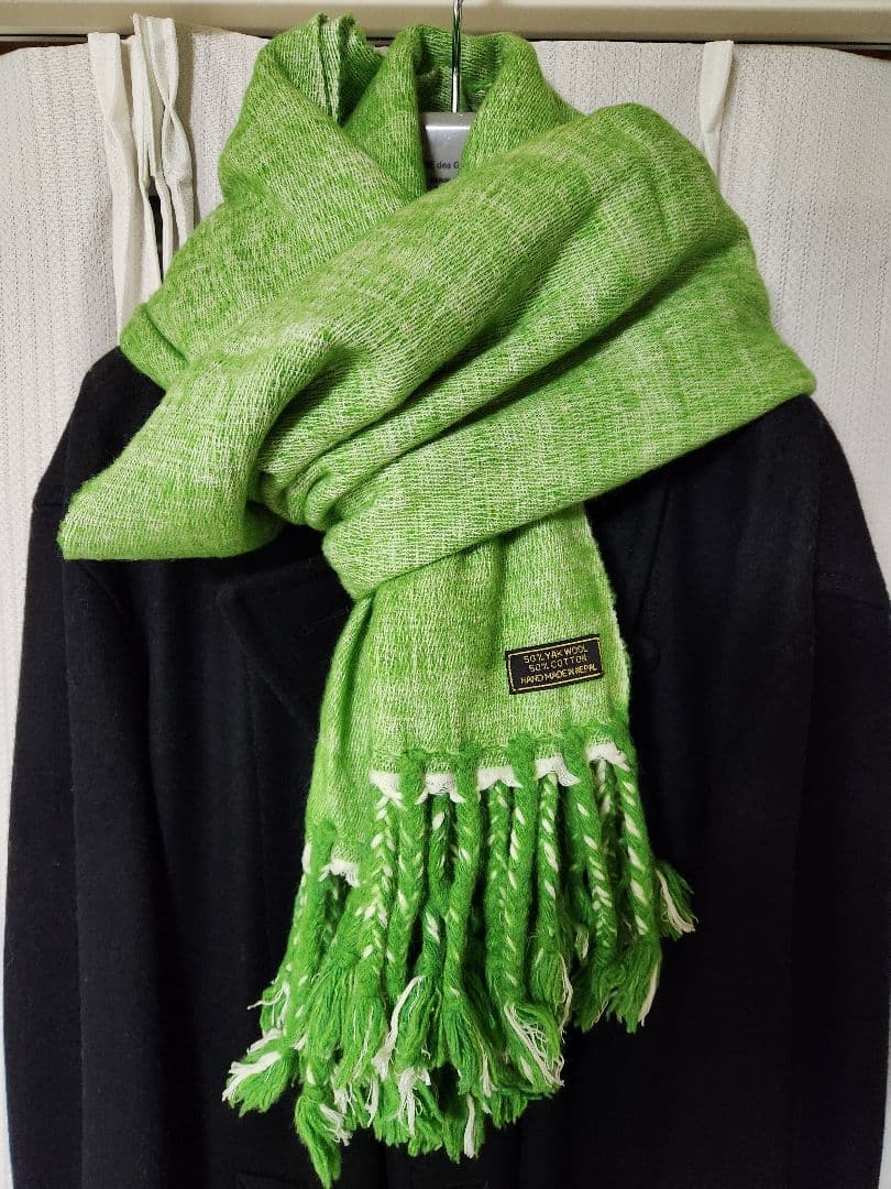 CTHY ヤクウール フリンジ ストール