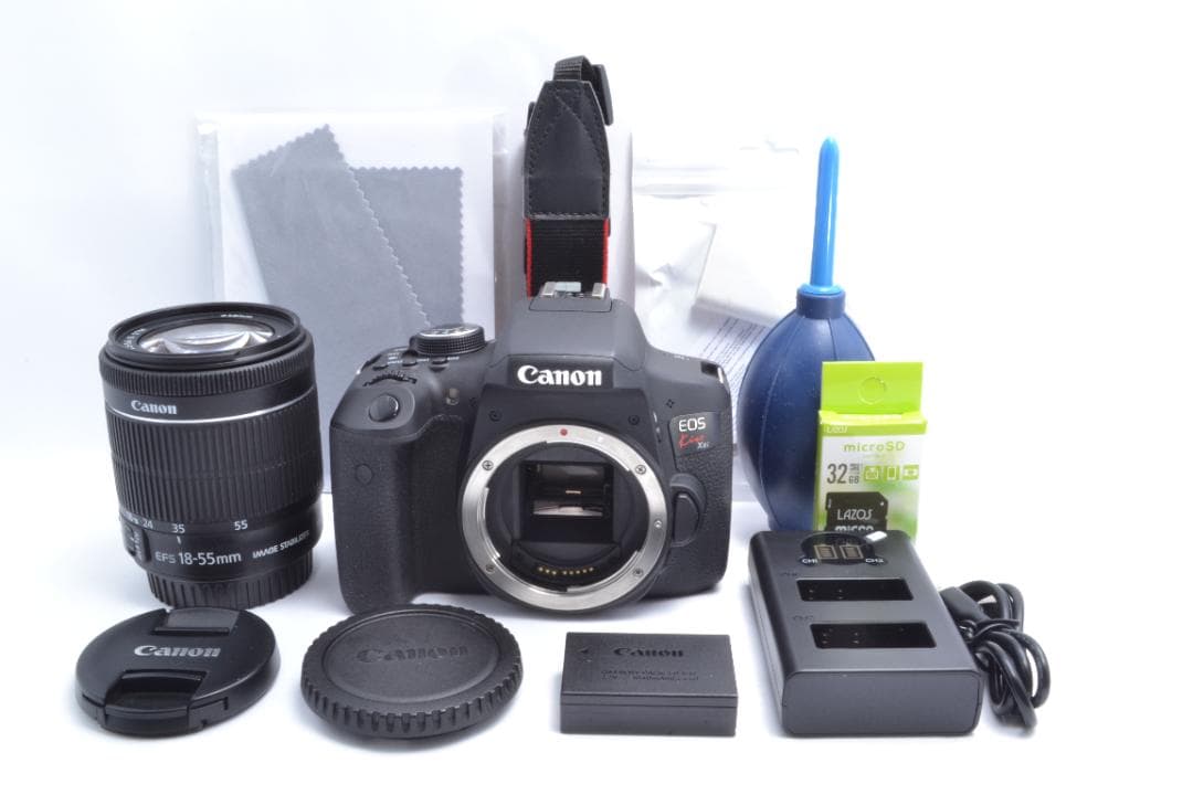 初期不良保証✨極上美品✨Canon kiss X8i✨手ブレ補正付レンズセット✨