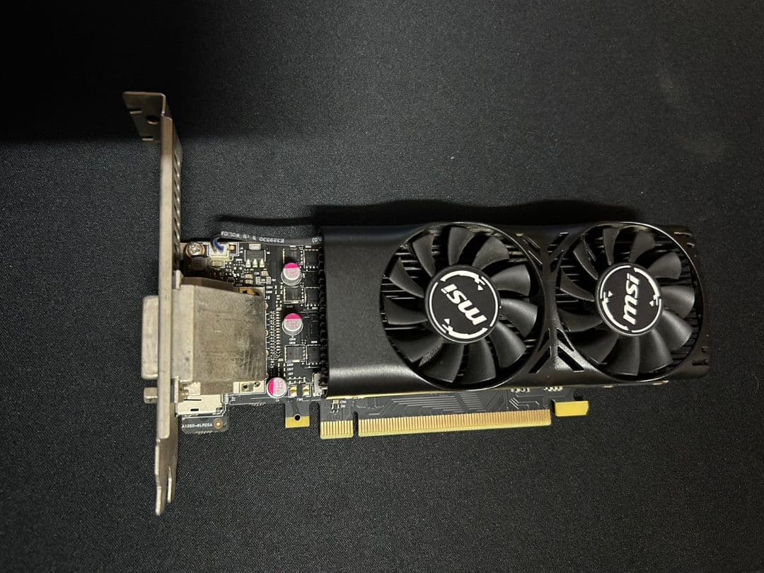 MSI GTX1050 Ti 4GB LP ロープロ 動作品 簡易清掃済み