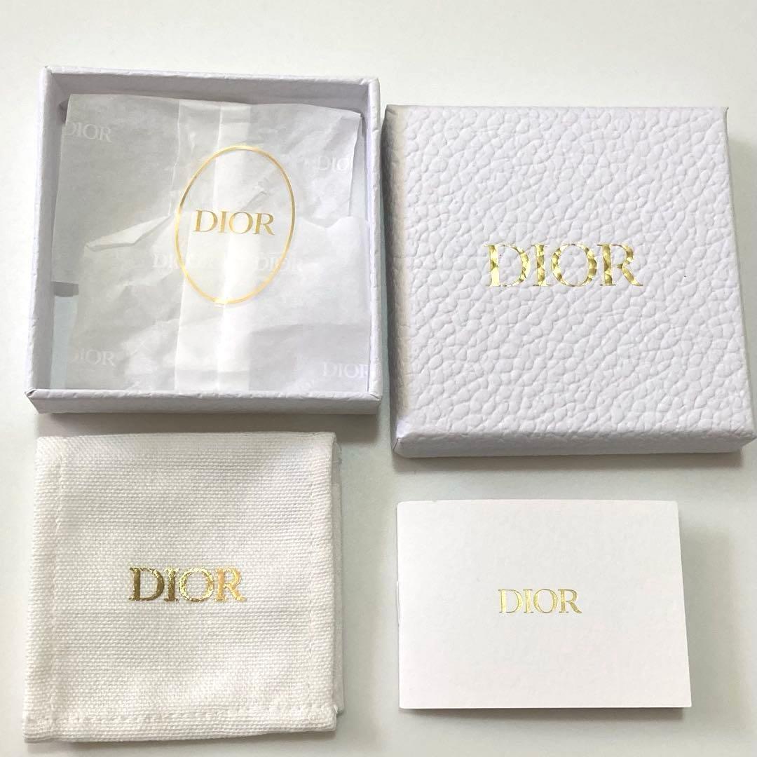 Christian Dior CDロゴ　ゴールド　ネックレス 星　パール　美品