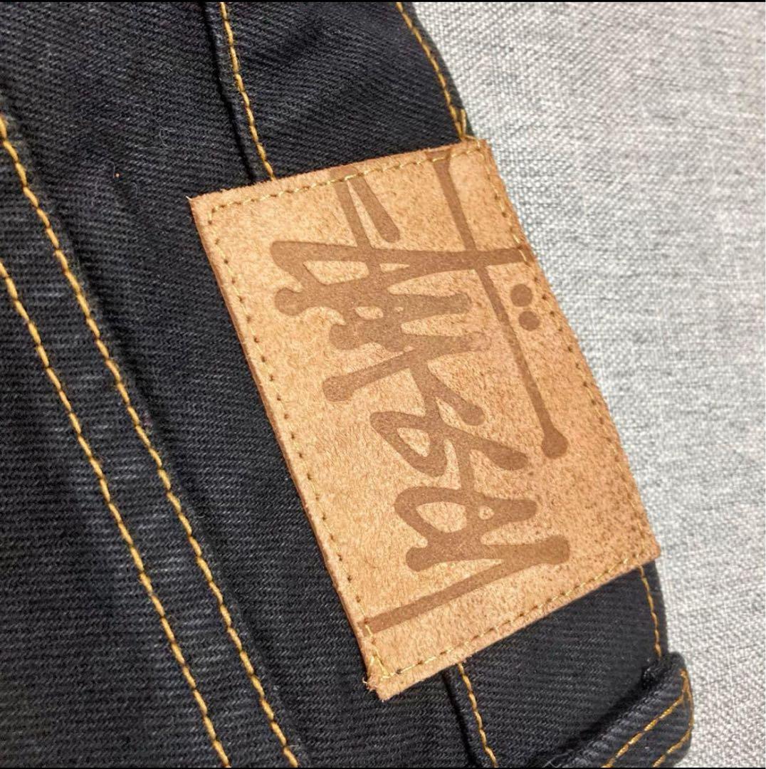 冒*)様 Stussy ブラックデニム ショートパンツ 30