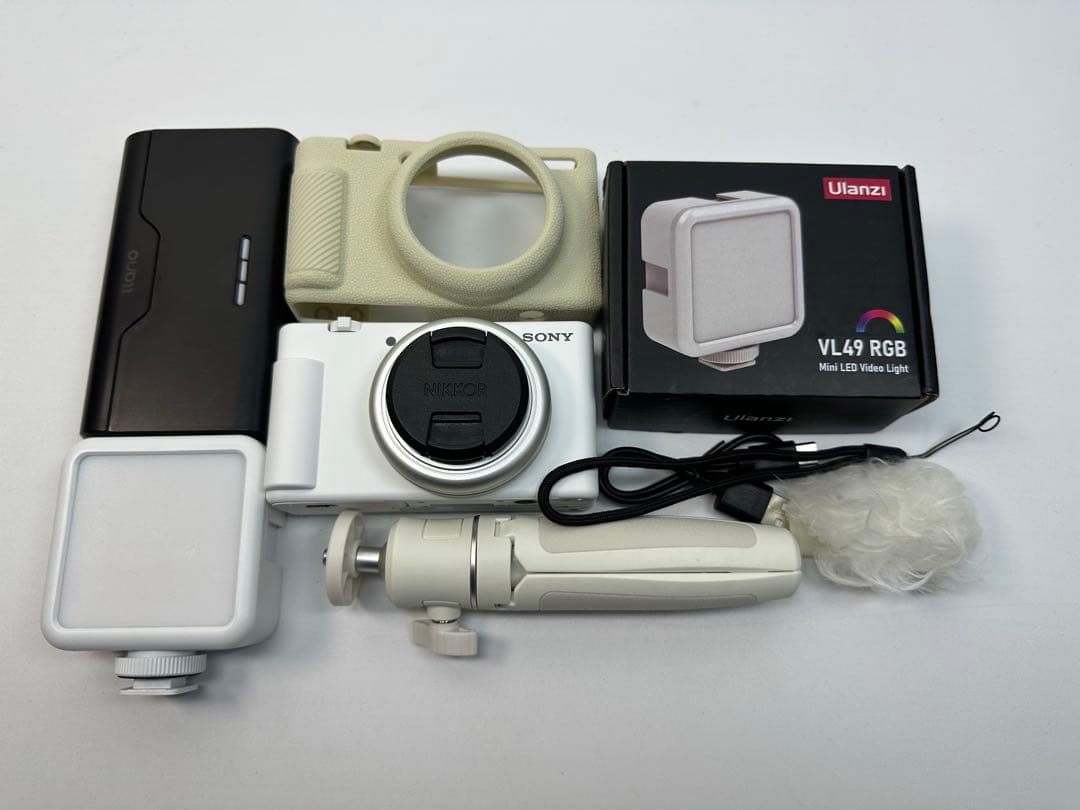 美品 sony zv-1f コンパクトデジタルカメラ ホワイト