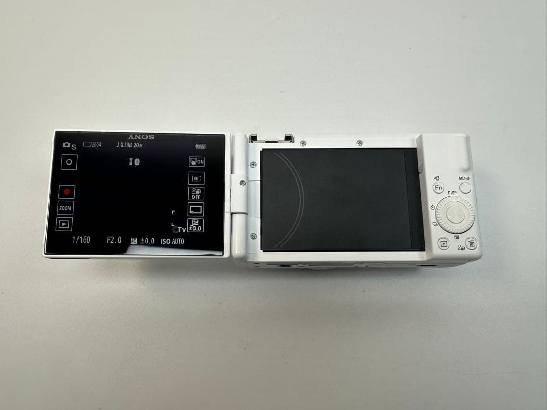美品 sony zv-1f コンパクトデジタルカメラ ホワイト