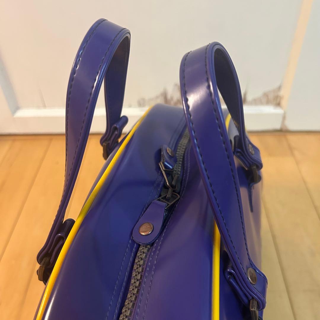 ☆ von dutch ☆ボンダッチ ボストンバッグ　パープル イエロー　Y2K