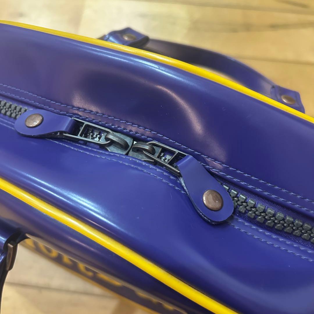 ☆ von dutch ☆ボンダッチ ボストンバッグ　パープル イエロー　Y2K