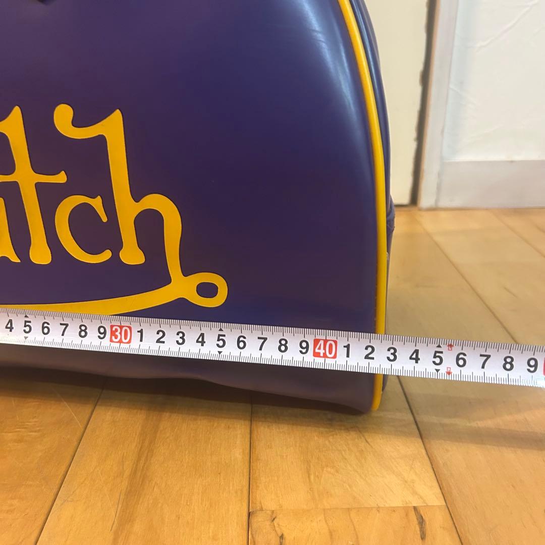 ☆ von dutch ☆ボンダッチ ボストンバッグ　パープル イエロー　Y2K