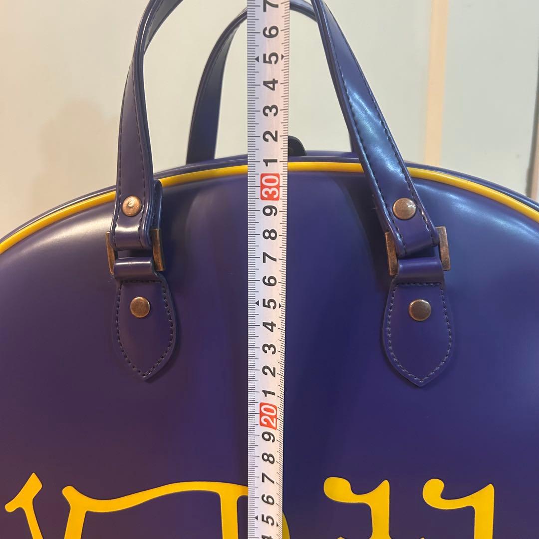 ☆ von dutch ☆ボンダッチ ボストンバッグ　パープル イエロー　Y2K