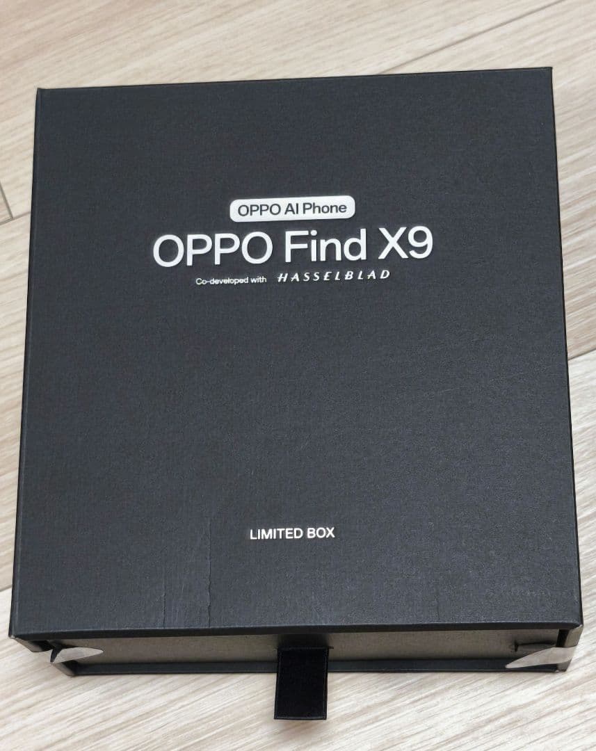 【ほぼ未使用】OPPO Find X9 ブラック 国内版 限定BOX
