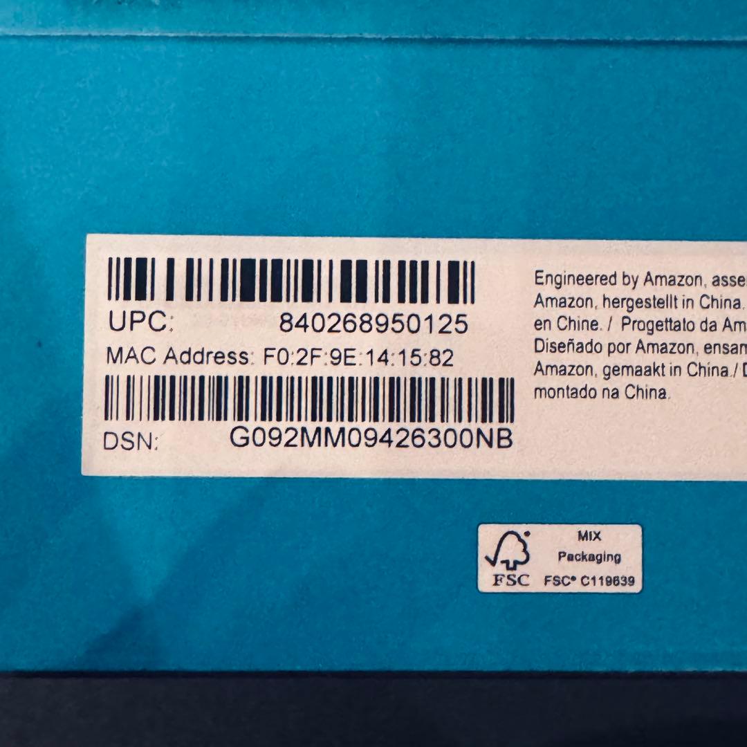 【未使用に近い】Amazon Echo Show 8 第3世代
