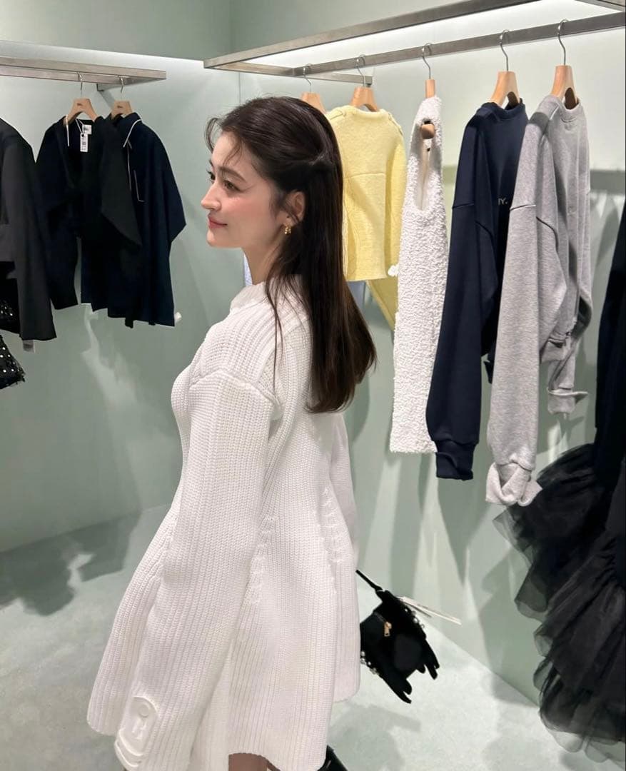 Bibiy. B WILLOW DRESS ネイビー