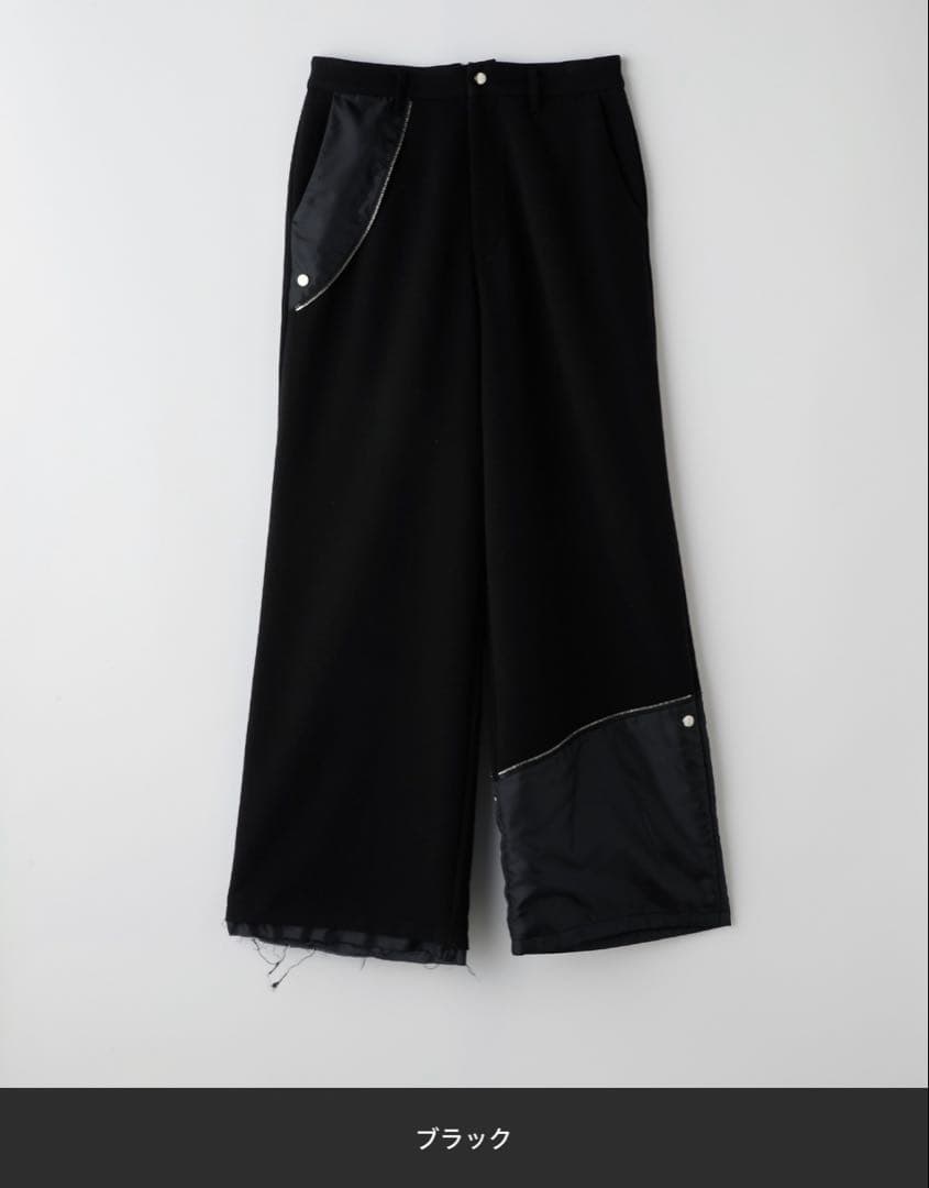 【GRANCY】リバース レイヤードデザイン スラックス（SETUP可）