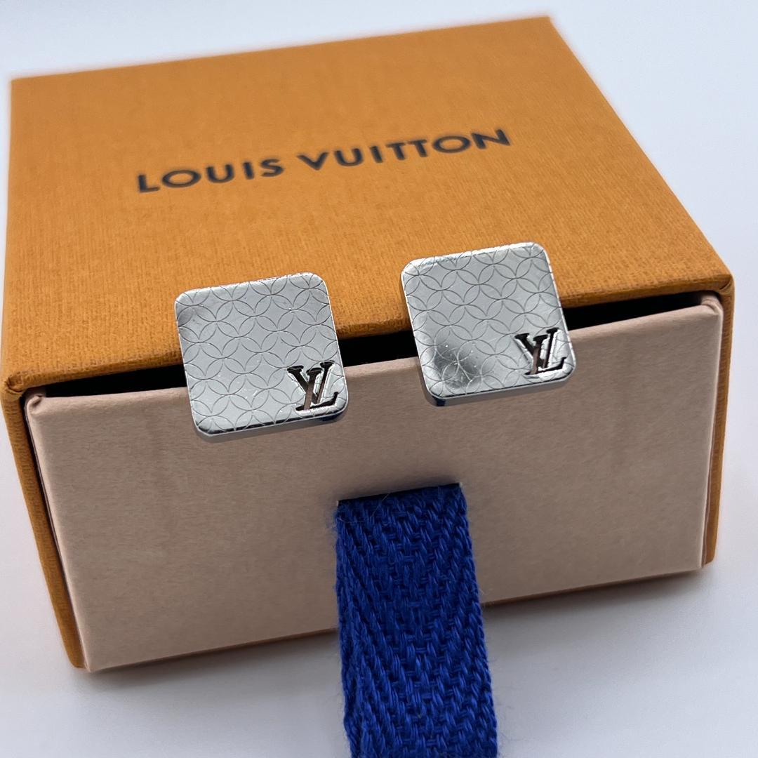 【美品】ルイヴィトン ブトン ドゥ マンシェット シャンゼリゼ カフスボタン