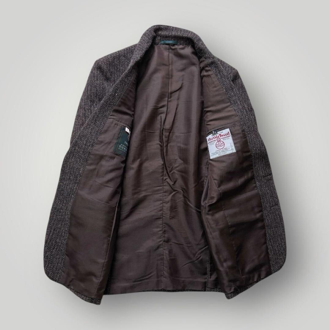 [超美品 上質]DUNN&CO Harris Tweed テーラードジャケット