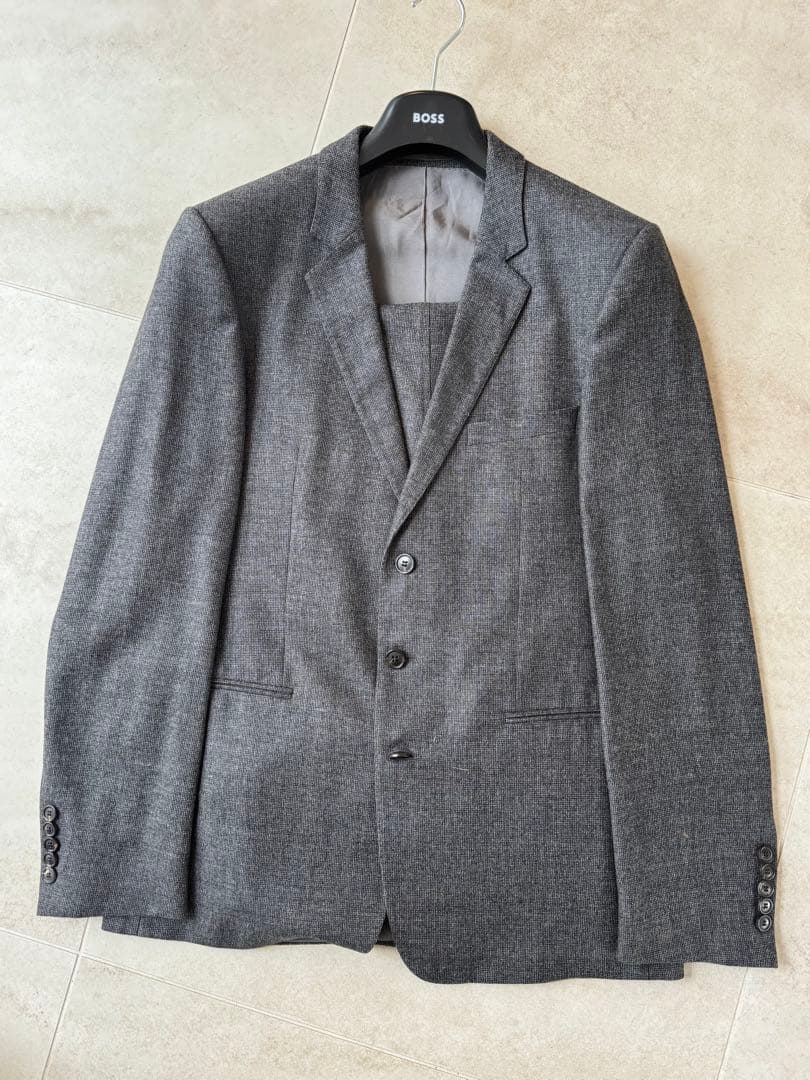 HUGO BOSS グレースーツ 上下セット 50サイズ（日本XL相当)