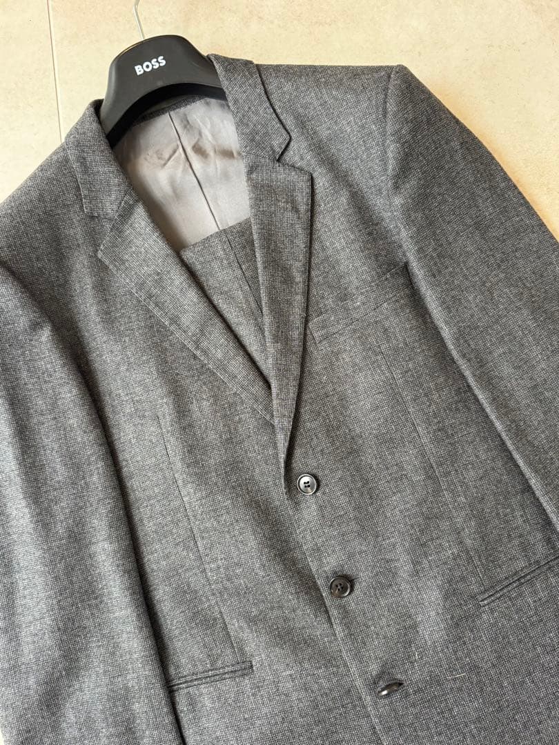 HUGO BOSS グレースーツ 上下セット 50サイズ（日本XL相当)