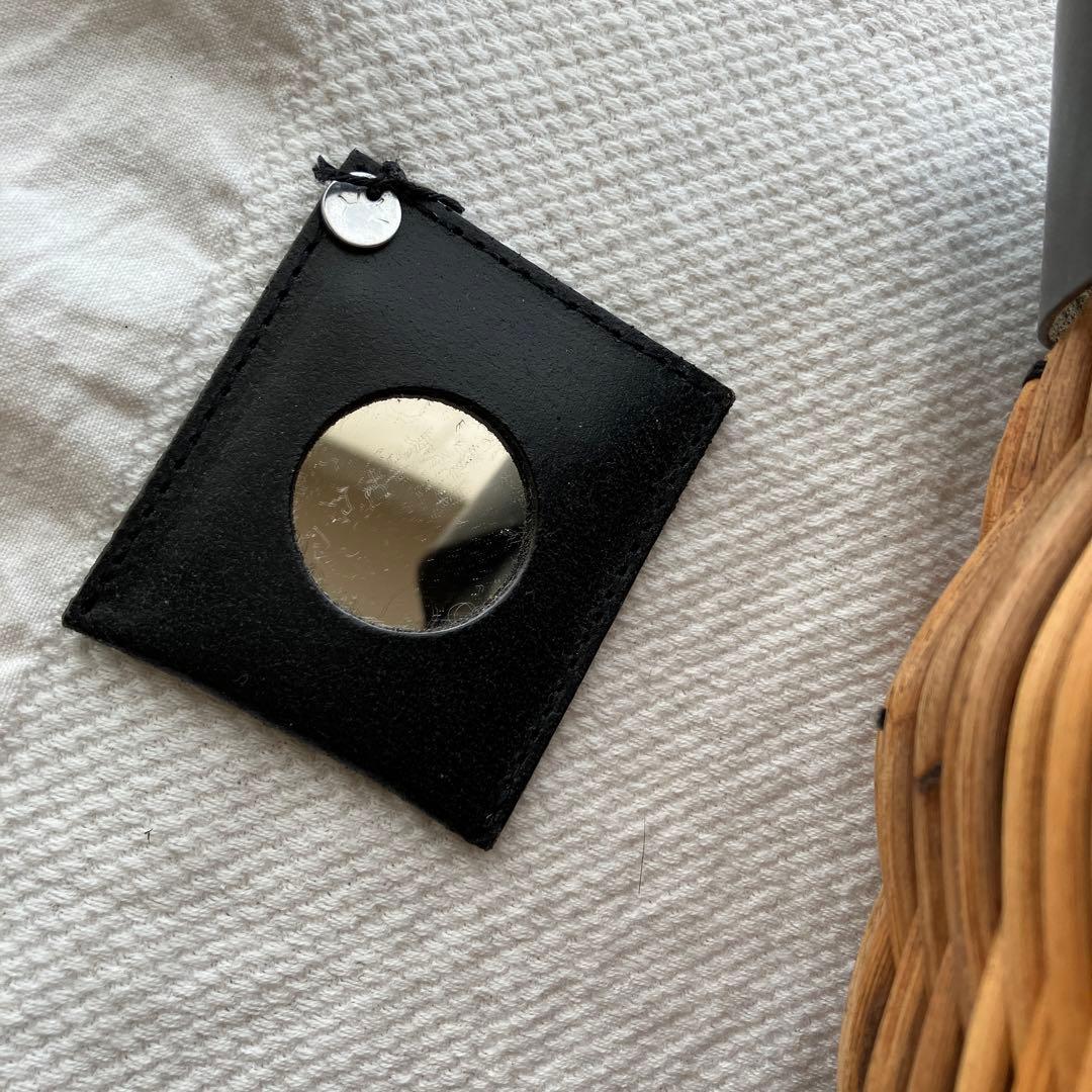 eb・a・gos エバゴス レザーカゴbag ショルダー付き