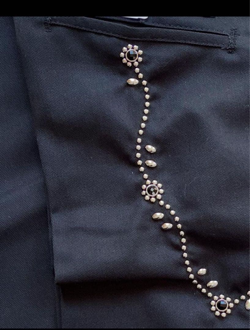 ディッキーズ874 31×30 スタッズカスタム ブラック