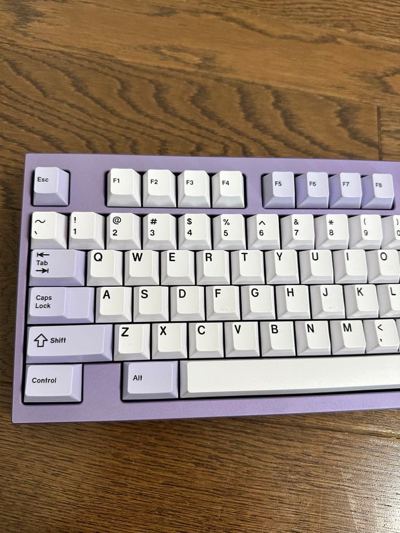 geoworks f2-84 + gmk lavender 自作キーボード