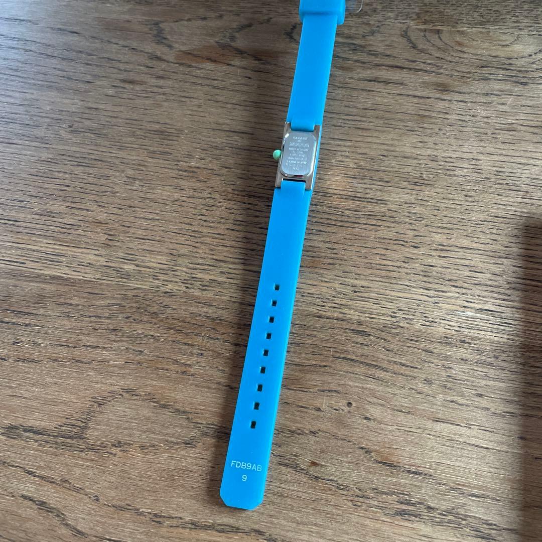 cabane de zucca 青 ラバーベルト 時計　スカイブルー