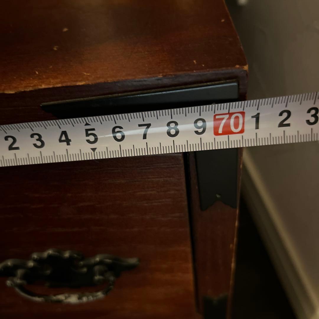 民芸調家具　階段箪笥　階段タンス　右階段