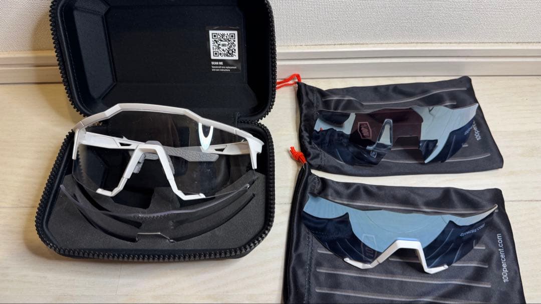 100% Speedcraft（スピードクラフト）サングラスのセット