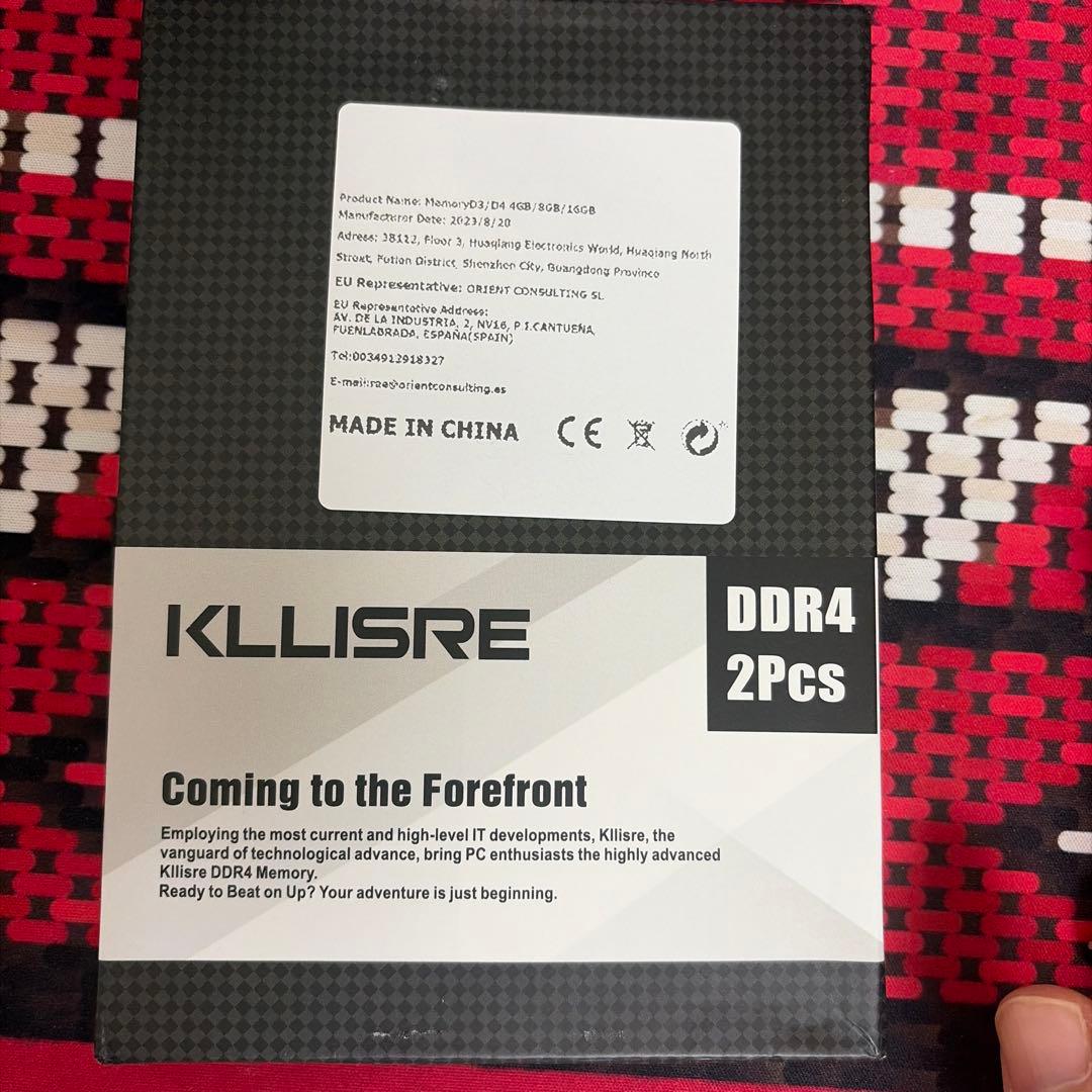 KLLISRE DDR4 メモリ3200mhz 8gbx2枚
