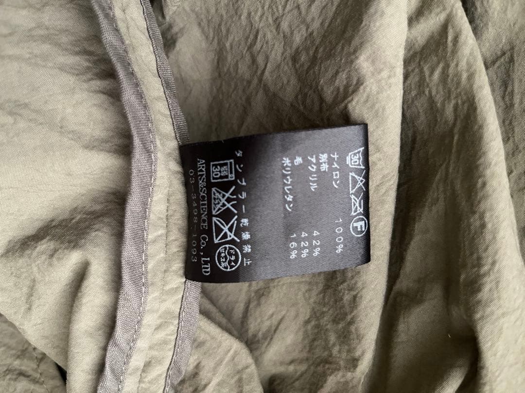 ARTS&SCIENCE ナイロンモッズコート　size2