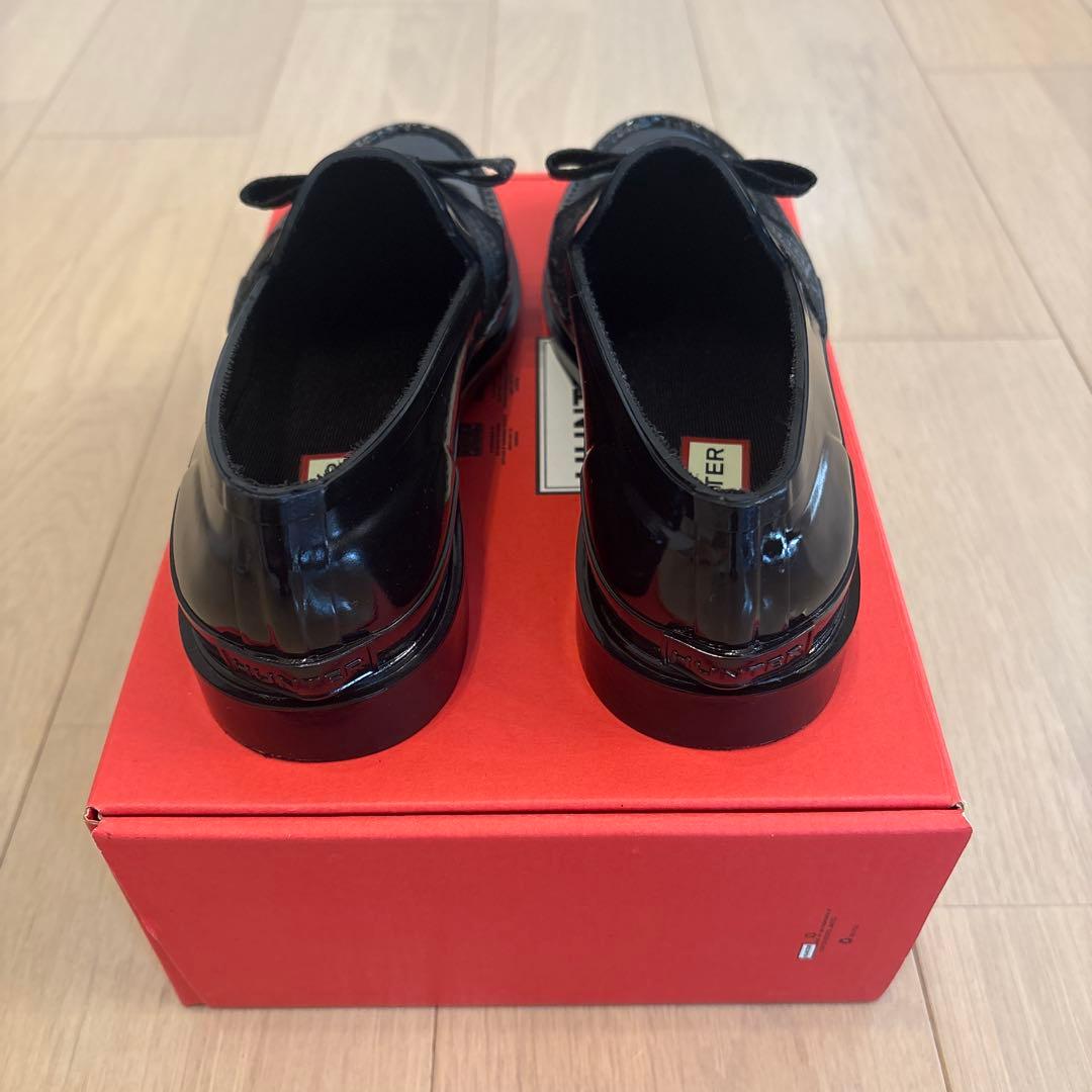 ハンター ローファー ブラック 23.0cm