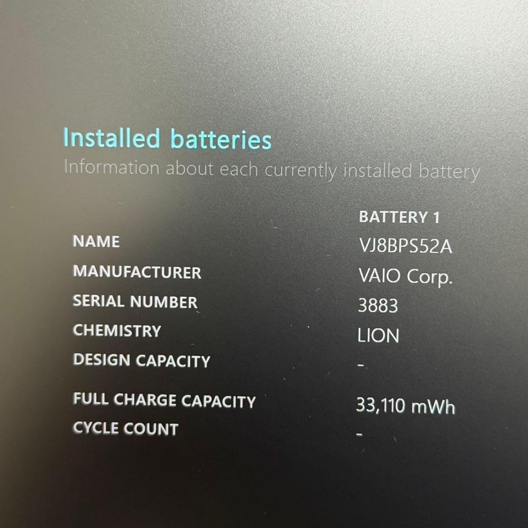 VAIO Pro PG/第10世代i5/8GB/256GB/13.3型/オフィス