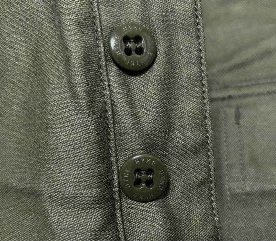 ハイク HYKE ベイカーパンツ 2 ワークパンツ オリーブ