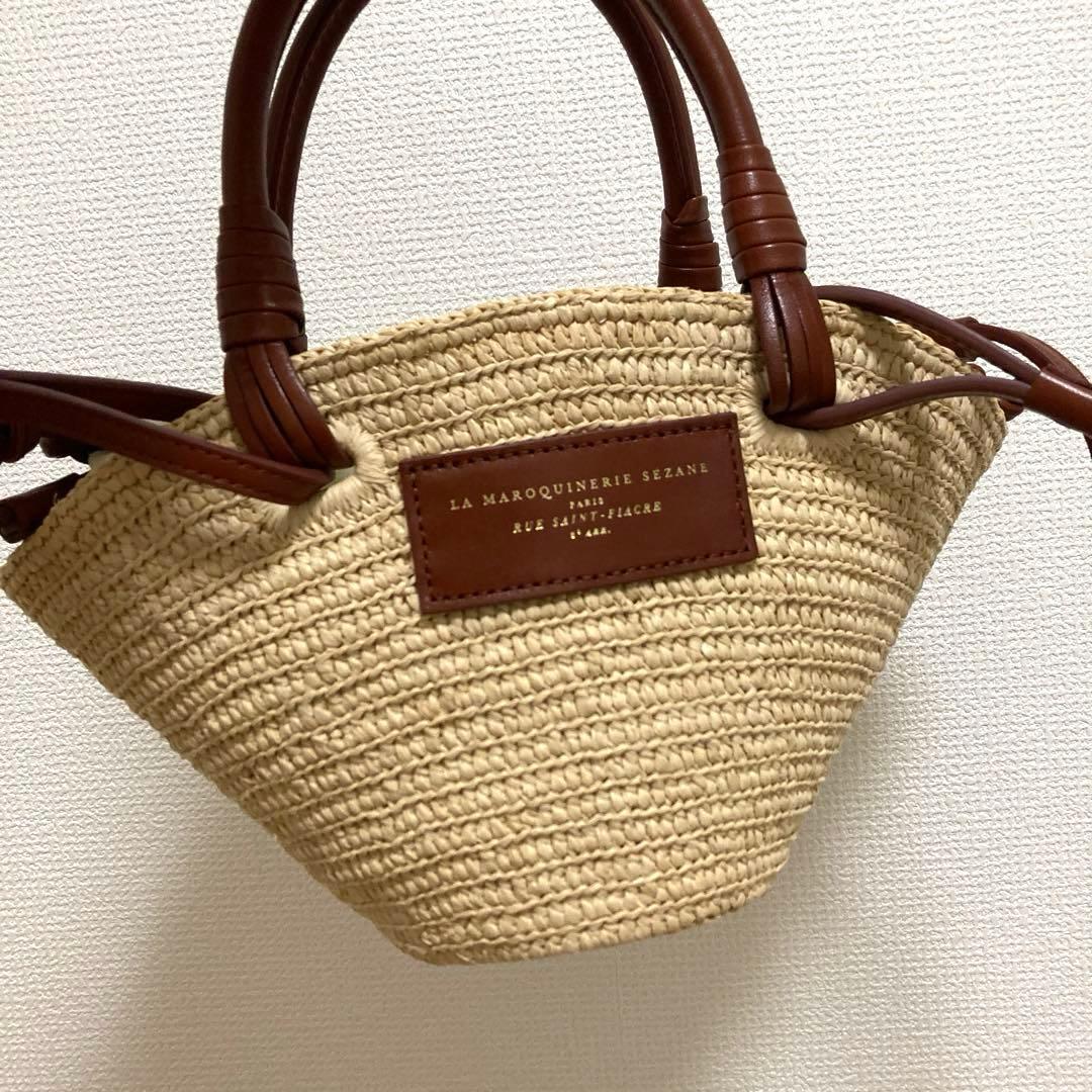 【正規品】sezane セザンヌ　カゴバッグ　ミニ　パニエ　ラフィア